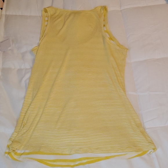 Maternity Striped Tanktop GAP Size Small Yellow - Picture 5 of 6